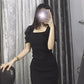 Black Mini Dress Birthday Party Dress Short Prom Dress       fg6022