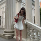 Sexy White Off Shoulder Short Prom Dress Birthday Party Dress Homecoming Dress   fg8156