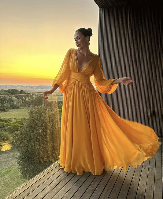 Robe de bal simple, robe de soirée longue et formelle fg6284