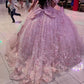 A Line Pink Quinceanera Dress Ball Gown Off Shoulder Sweet 16 Dress      fg7362