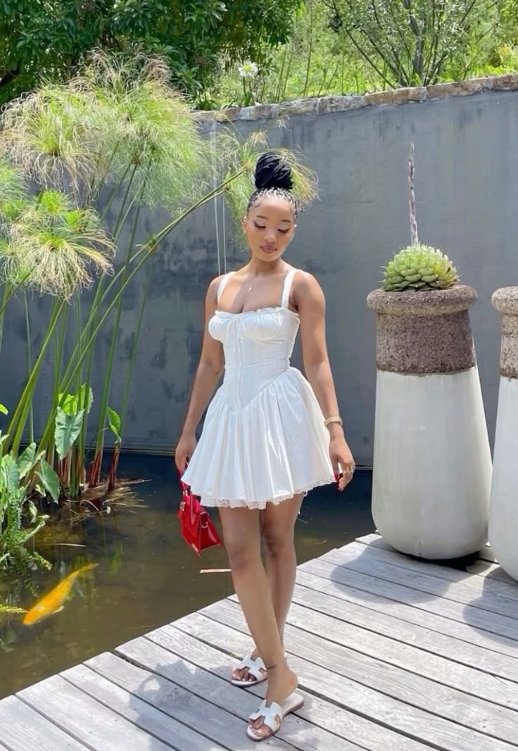 Robe de soirée courte blanche trapèze, robe de cocktail, robe de soirée courte fg7892