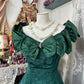 A Line Dark Green Vintage Evening Dress Elegant Sleeveless Prom Dress    fg8175