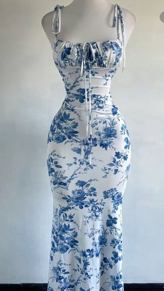 Blue Print New Prom Dress Evening Party Dresses  fg7786
