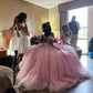 A Line Pink Off Shoulder Quinceanera Dresses Sweet 15 16 Prom Ball Gowns   fg7864