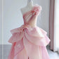 Elegant Formal Dress with 3D Flowers, A-Line Evening Party Dress  fg7527