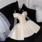 Off Shoulder Short Prom Dress Homecoming Dress Short Wedding Party Dress    fg7677