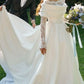 A Line Off Shoulder Lace Long Wedding Dress Bridal Dresses    fg7772