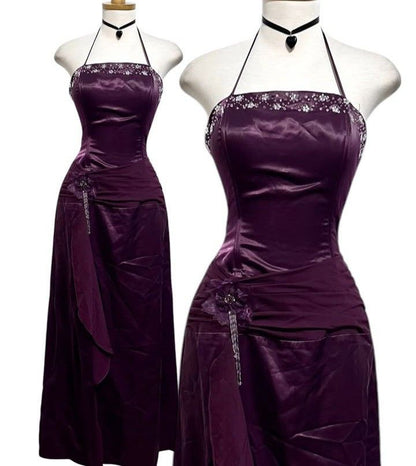 Halter Prom Party Dress Long Formal Evening Dress    fg7498