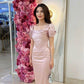 Fashion Prom Dresses Pink Sexy Evening Dress   fg2845
