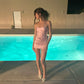 Pink Backless Homecoming Dress Short Party Dress    fg7579