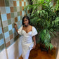 Elegant White Prom Dress for Women Party Gowns Wedding Guest Dress   fg5639