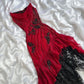 Rot Chiffon Abendkleid Neu Kommen Partykleid Abendkleid fg7900
