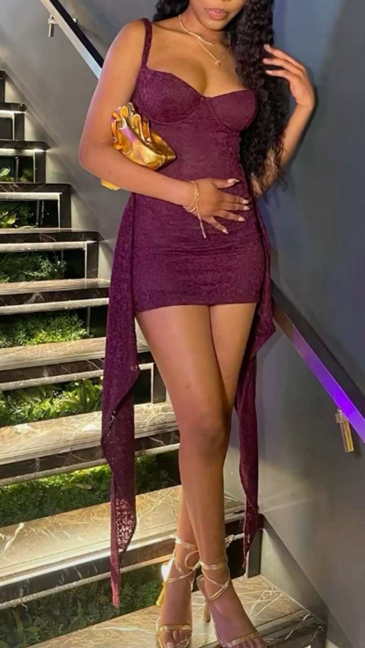 Purple Birthday Outfit Short Evening Dress Cocktail Dresses Short Party Dress   fg7972