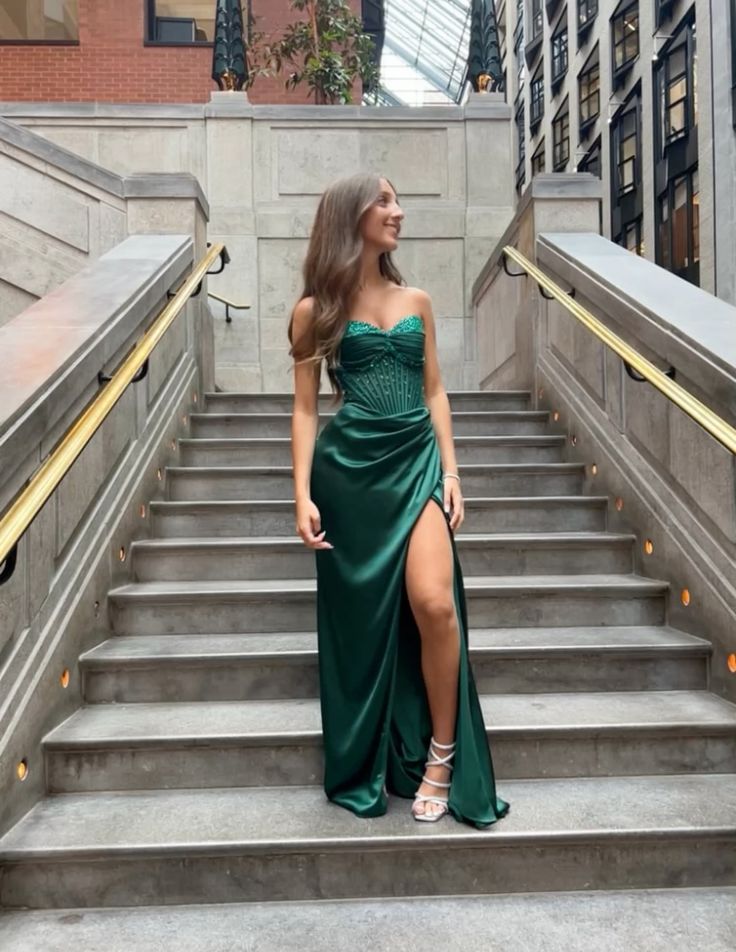 Baddie Black Pinterest Prom Dresses Gordmans Girl Clothes Sage Green  Strapless Sheath Satin Long Formal Party