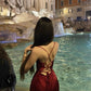 Burgundy Simple Prom Party Dress Long Formal Evening Dress    fg7482