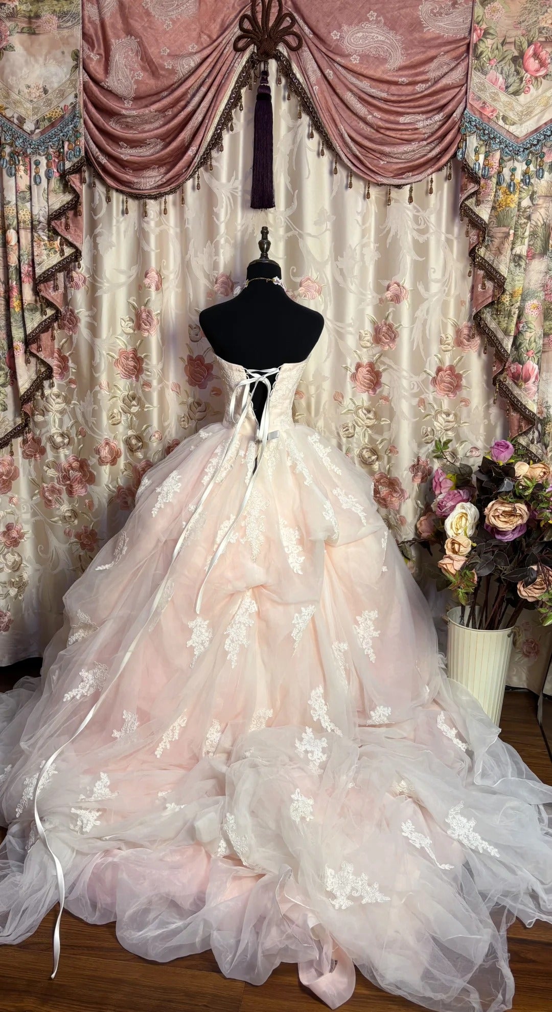 A Line Ball Gown Strapless Long Prom Dresses Vintage Formal Evening Dr formalgowns A Line Ball Gown Strapless Long Prom Dresses Vintage Formal Evening Dr formalgowns