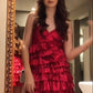 Red Short Prom Evening Dress Homecoming Dress Short Party Dress    fg7749