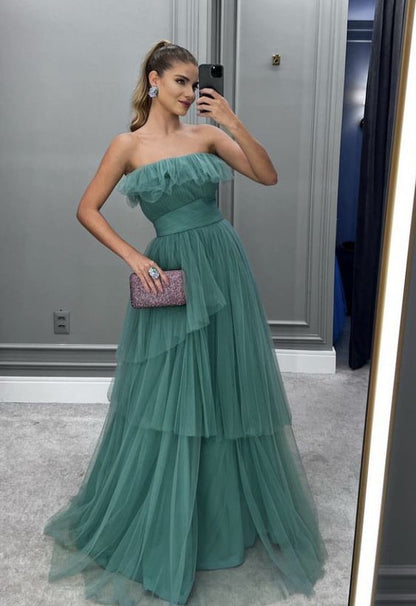 tulle dresses for women MYLEE Formal Dress Suit for Autumn and Spring Glitter Tulle Ball Gown Prom