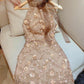 3D Flowers Short Prom Dress Birthday Party Dress Homecoming Dress   fg8160