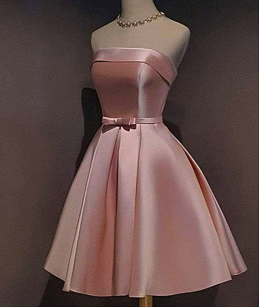 Robe de soirée rose courte et ravissante fg7998