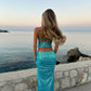 Two Piece Sequin Prom Dress New Arrive Long Party Dress Evening Dress   fg7951