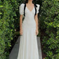 Maxi Dress for Women V-neck Puff Sleeve Elegant Party New Fashion Evening Dress     fg5978
