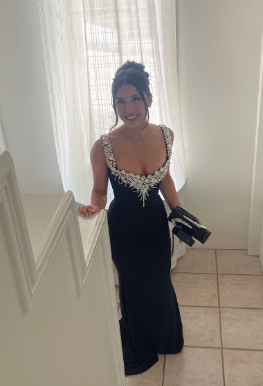 Robe de soirée longue noire style sirène sexy fg7763