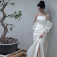 Robe de soirée longue sirène colorée à paillettes, tenue de remise de diplôme fg8362
