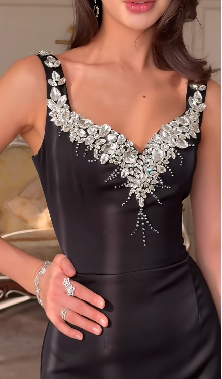 Black Mermaid Sexy Long Formal Dress Evening Party Dresses fg7763 –  formalgowns