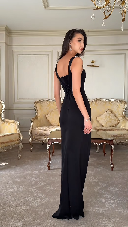 Black Mermaid Sexy Long Formal Dress Evening Party Dresses fg7763 formalgowns Black Mermaid Sexy Long Formal Dress Evening Party Dresses fg7763 formalgowns
