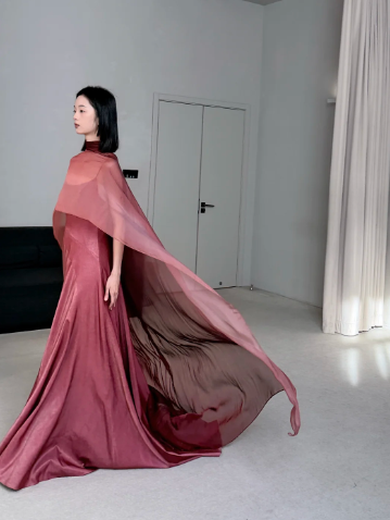 Modest Burgundy Prom Party Dress Birthday Dress Evening Dress  fg8693