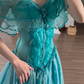 Buntes Meerjungfrau-Partykleid mit Pailletten und langen Abschlusskleidern fg8362