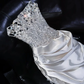 Ivory Beaded Long Prom Dress Sexy Evening Party Gown Birthday Dress fg8214