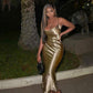 Robe de bal sexy sans manches, robe de soirée d'anniversaire fg7402