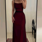 Vintage Etuikleid Schwarz und Rot Formales Partykleid fg6888