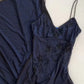 Sexy Mermaid Prom Gown With Straps Navy Blue Prom Dresses      fg7129