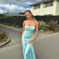 Sheath Spaghetti Straps Long Party Prom Dresses, Evening Dress        fg4975