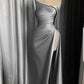 Sexy Gray Sleeveless Mermaid Prom Dresses      fg4839
