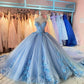 3D Flowers Sweetheart Neckline Tulle Lace Quinceanera Dresses Ball Gowns for Teens Sweet 15 Gown     fg4663