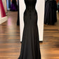 Black Long Prom Dress Party Evening Dresses       fg5062