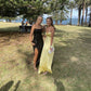 Strapless Yellow A Line Long Prom Dress Satin Formal Party Gown     fg5085