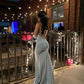 Sparkly Long Mermaid Evening Prom Dresses, Custom Prom Dresses     fg5074