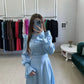 Elegant Blue Prom Dresses A Line Party Gown for Women   fg4635