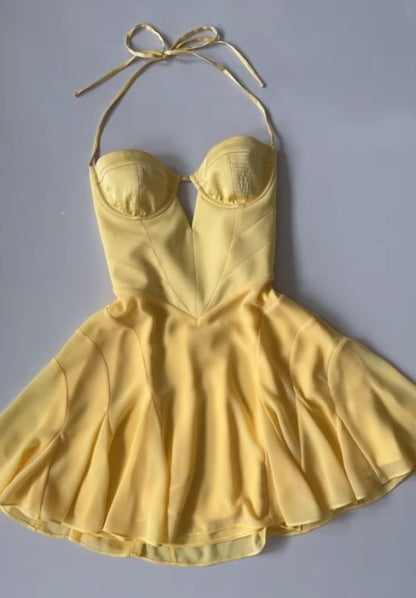 Yellow Short Homecoming Dresses Short Party Gowns fg4389 formalgowns Yellow Short Homecoming Dresses Short Party Gowns fg4389 formalgowns