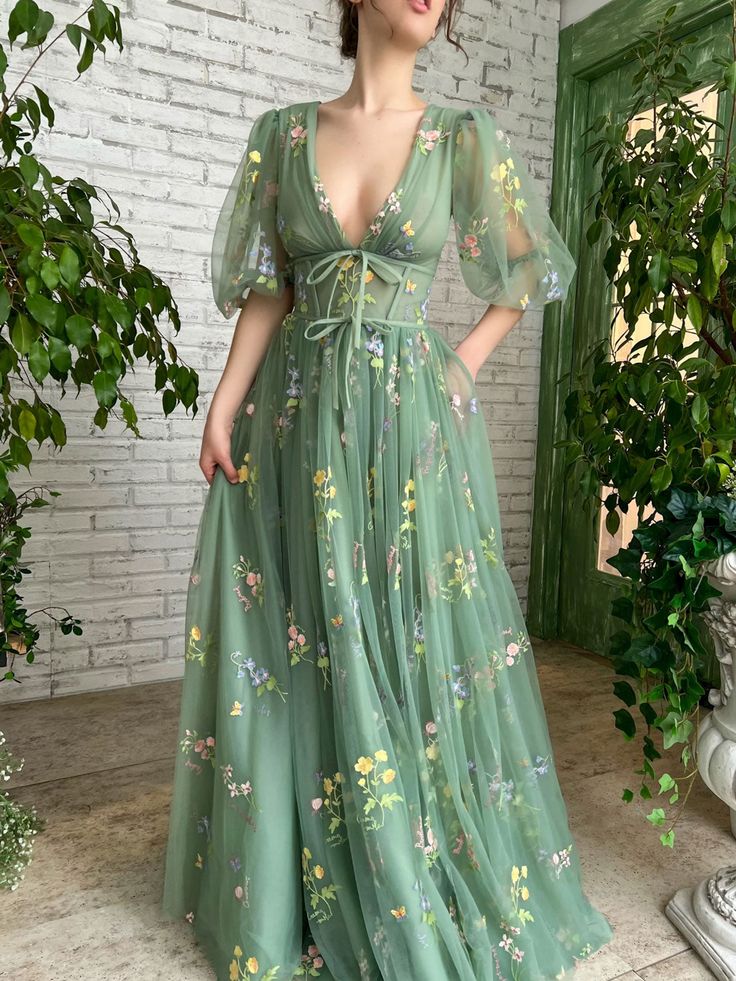 slim fit dress slacks Zapaka Women Sparkly Dark Green Long Tulle Prom Dress with Appliques  Spaghetti Straps Formal Dress – Zapaka CA main image 1