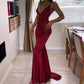 Simple Mermaid with Spaghetti Straps Evening Dress Prom Dress       fg5050