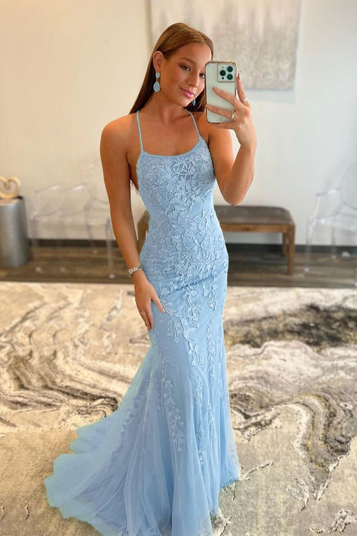 Elegant Lace Backless Tulle Formal Prom Dress        fg4980