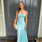 Sheath Spaghetti Straps Long Party Prom Dresses, Evening Dress        fg4975