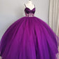 A line Purple Quinceanera Dresses Girls Sweet Birthday Party Ball Gown Dress     fg4472
