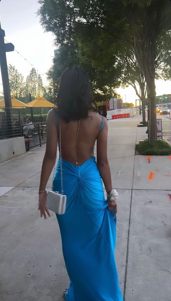 Blue Mermaid Backless Prom Dress Elegant Evening Dress fg4952 formalgowns Blue Mermaid Backless Prom Dress Elegant Evening Dress fg4952 formalgowns